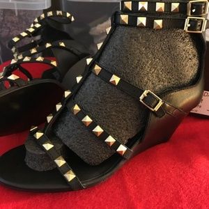 BRAND NEW ASH "Dafne" Wedge Sandals 8